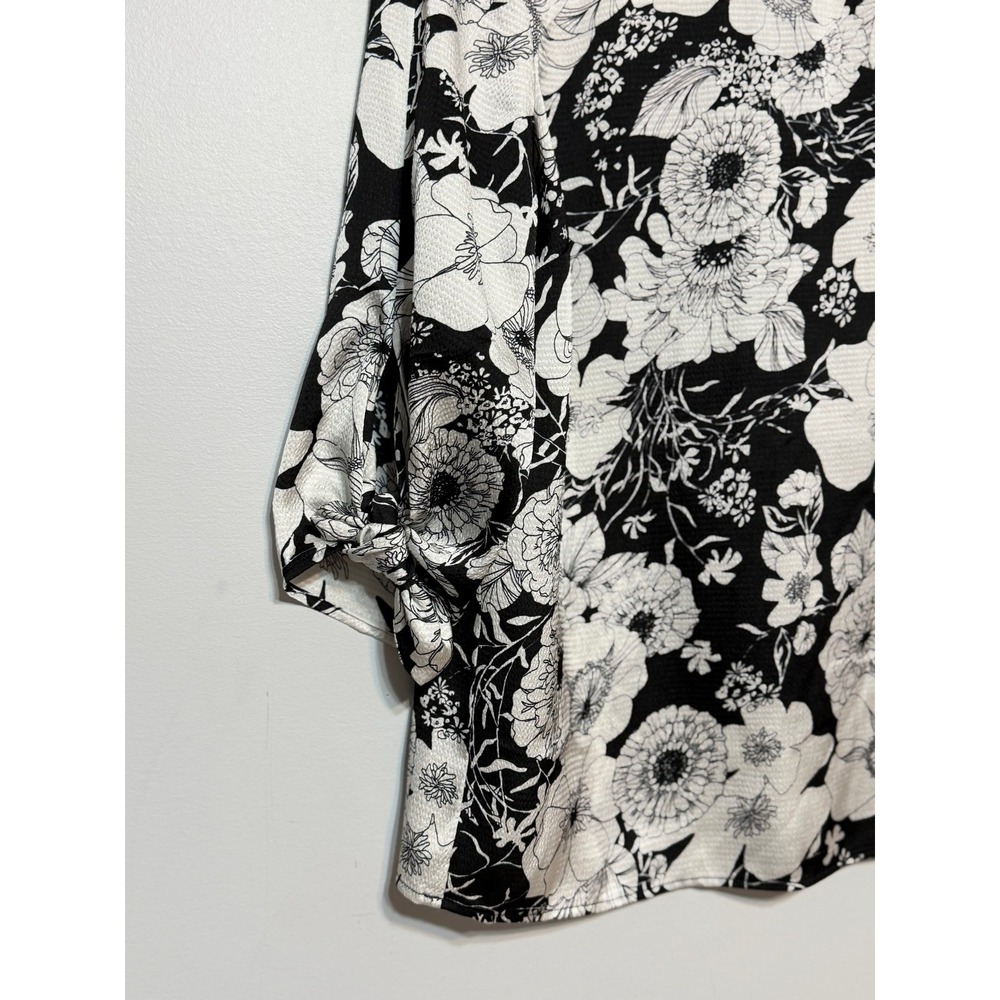 Talbots Cottagecore Timeless Floral Top Womens Size Medium Classic Office Chic - Picture 4 of 7